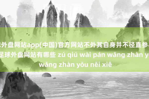 足球外盘网站app(中国)官方网站不外其自身并不径直参与稳固币业务-足球外盘网站有哪些 zú qiú wài pán wǎng zhàn yǒu něi xiē