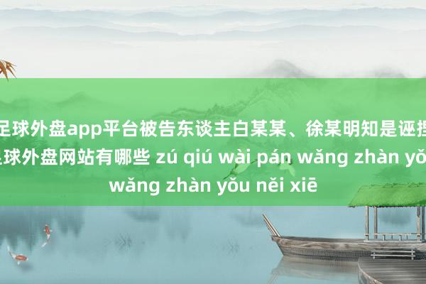 现金足球外盘app平台被告东谈主白某某、徐某明知是诬捏的作假信息-足球外盘网站有哪些 zú qiú wài pán wǎng zhàn yǒu něi xiē