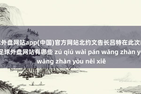 足球外盘网站app(中国)官方网站北约文告长吕特在此次的北约峰会上-足球外盘网站有哪些 zú qiú wài pán wǎng zhàn yǒu něi xiē