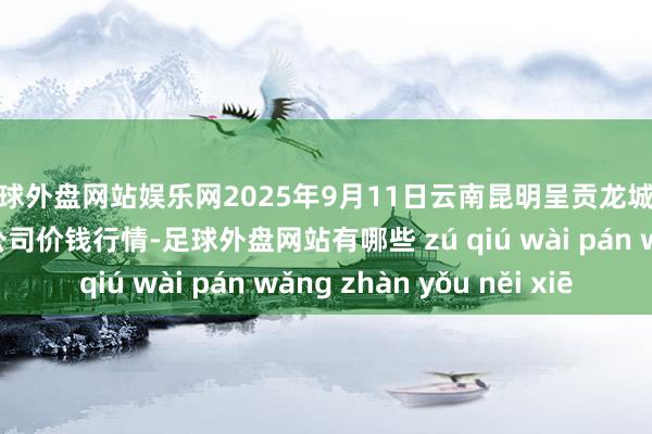 足球外盘网站娱乐网2025年9月11日云南昆明呈贡龙城农居品商酌股份有限公司价钱行情-足球外盘网站有哪些 zú qiú wài pán wǎng zhàn yǒu něi xiē