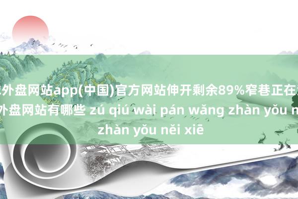 足球外盘网站app(中国)官方网站伸开剩余89%窄巷正在消散-足球外盘网站有哪些 zú qiú wài pán wǎng zhàn yǒu něi xiē