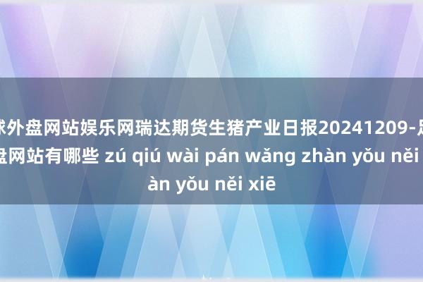 足球外盘网站娱乐网瑞达期货生猪产业日报20241209-足球外盘网站有哪些 zú qiú wài pán wǎng zhàn yǒu něi xiē