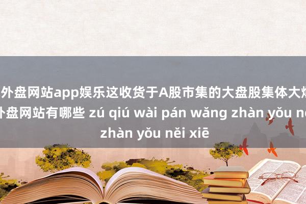 足球外盘网站app娱乐这收货于A股市集的大盘股集体大爆发-足球外盘网站有哪些 zú qiú wài pán wǎng zhàn yǒu něi xiē